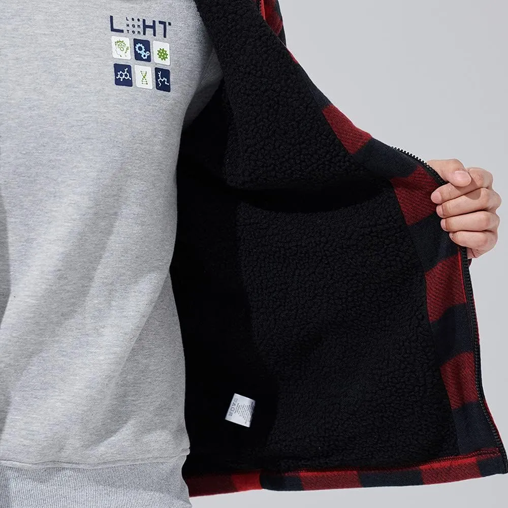 Long Sleeve Hoodies for Men Heavyweight Zip Up Hooded Sweatshirts Sports Outdoor Outerwear