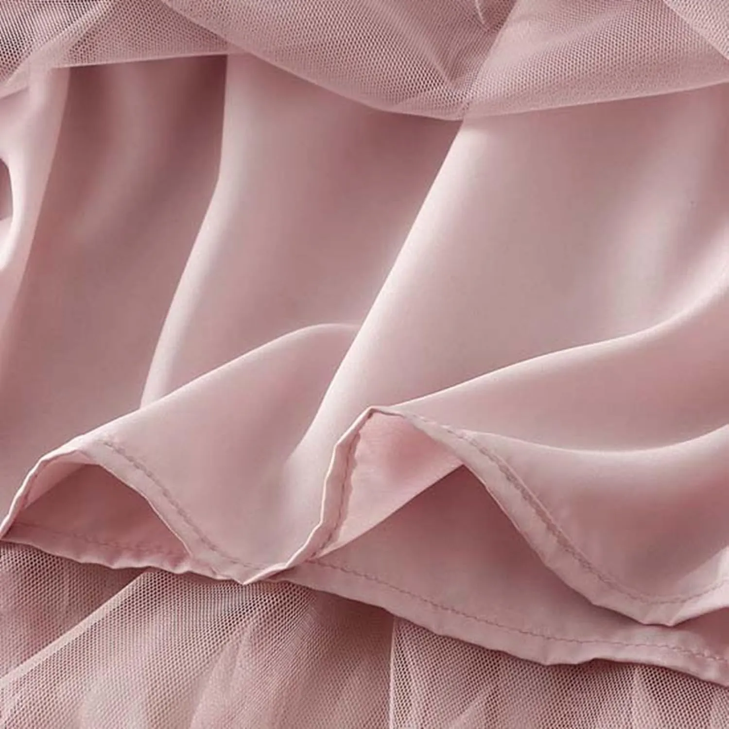 Long Tulle Skirt High Waist Loose A Line For Women Boho Flare/Irregular Flowy Elegant For Parties/Everyday Wear Summer