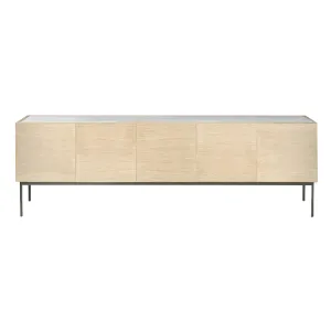 Luc Sideboard 200 with Doors: Marble Top