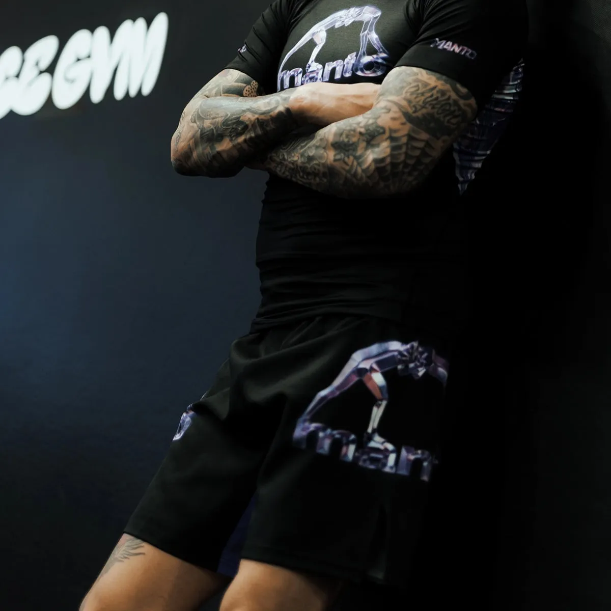 Manto Mirage Fight Shorts Black
