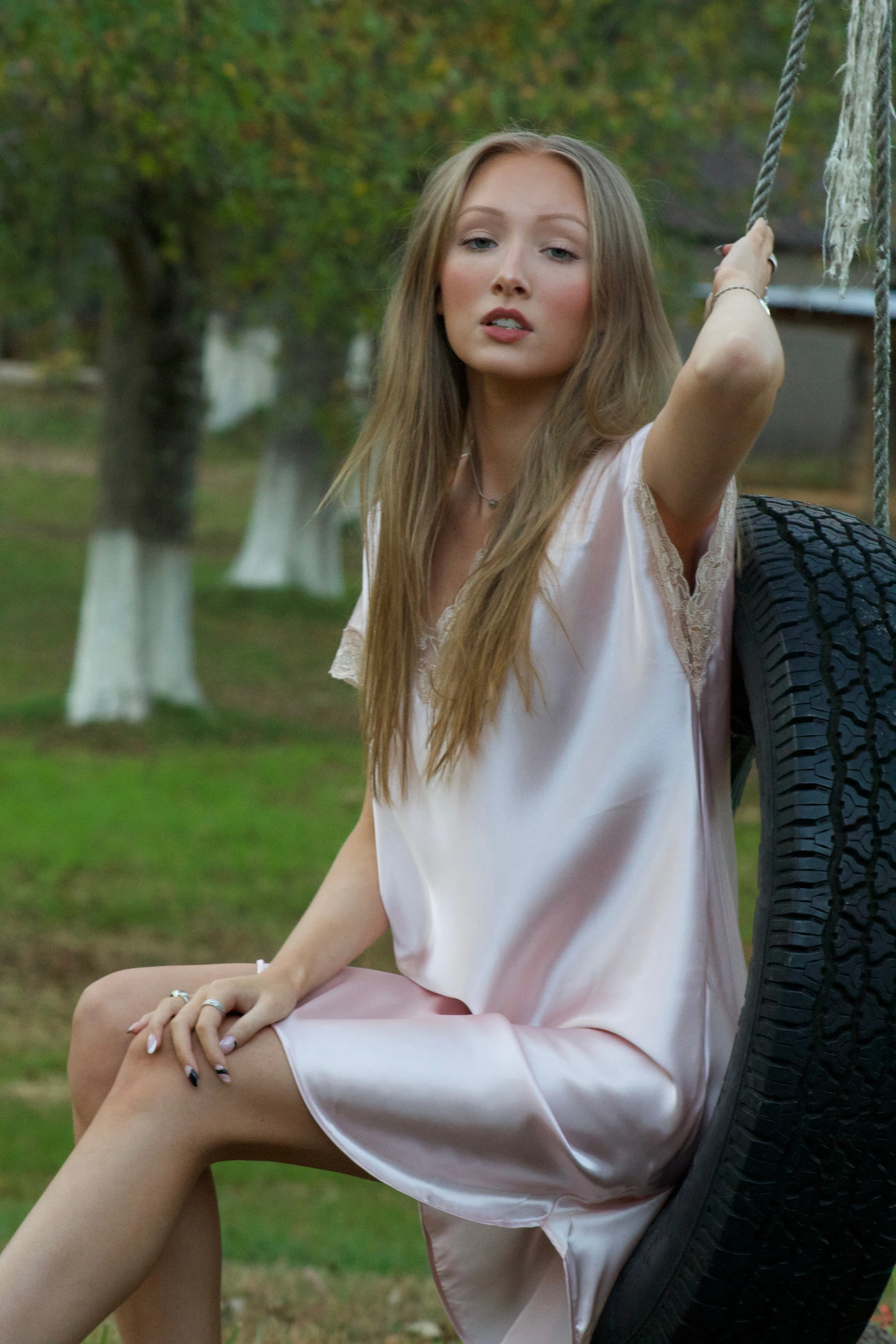 Margaret Lawton's Charming Lace Trimmed Sleepshirt