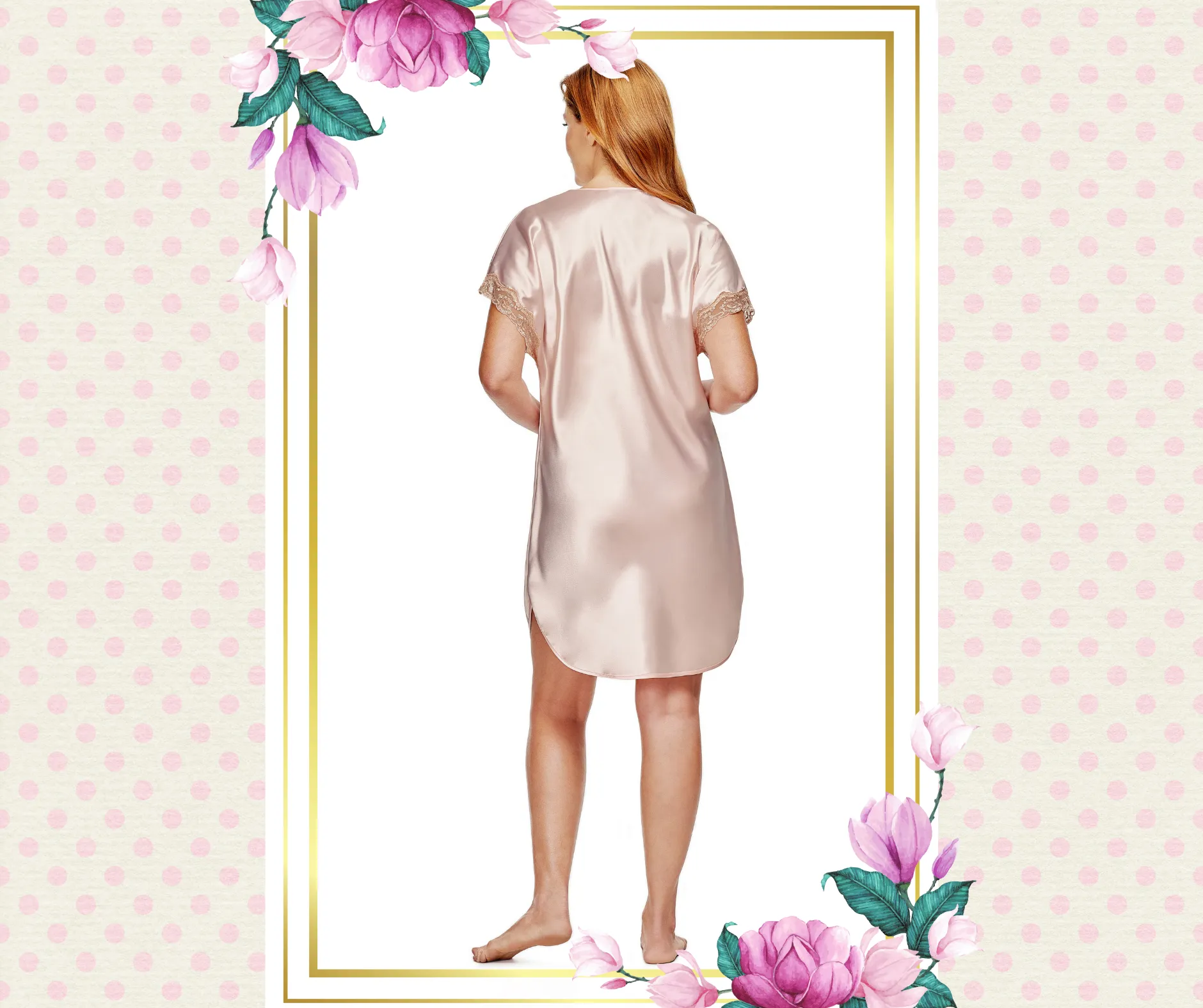 Margaret Lawton's Charming Lace Trimmed Sleepshirt