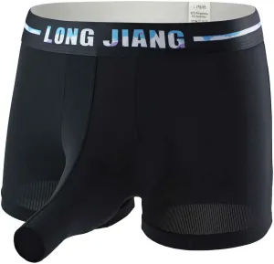 Men Underwear Elephant Trunk Breathable Cotton Stretch Boxer Briefs Covered Waistband Silky Touch Underpants