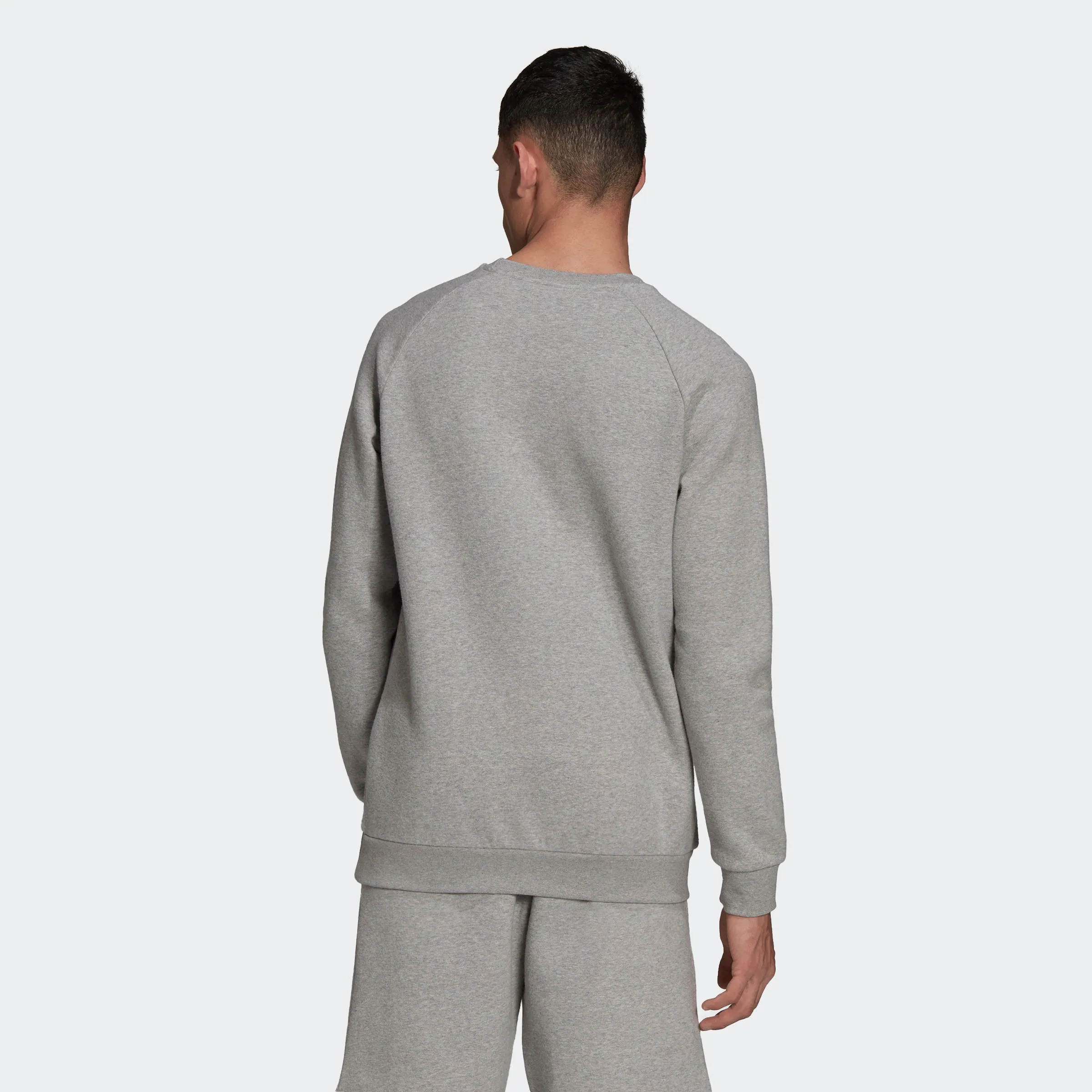 Men’s adidas Originals Adicolor Essentials Trefoil Crewneck Sweatshirt Grey