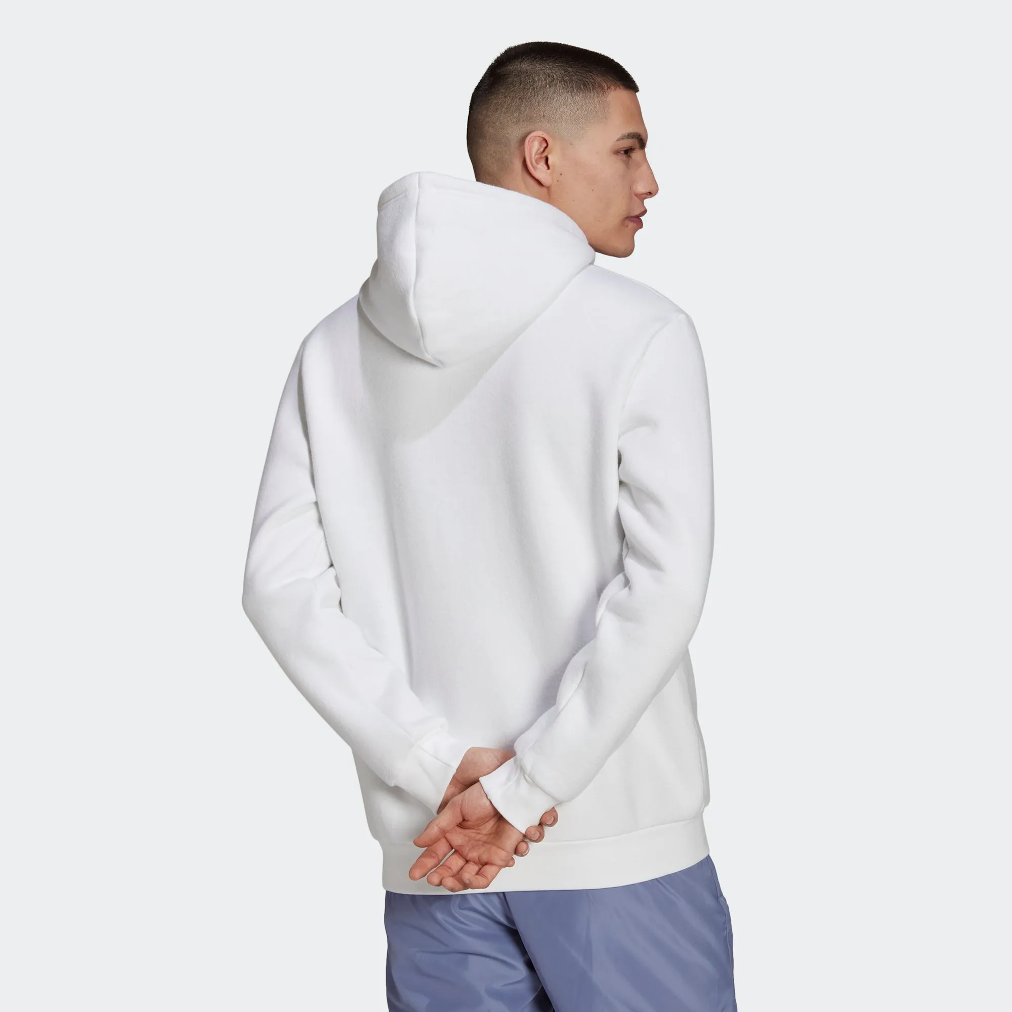 Men’s adidas Originals Adicolor Essentials Trefoil Hoodie White