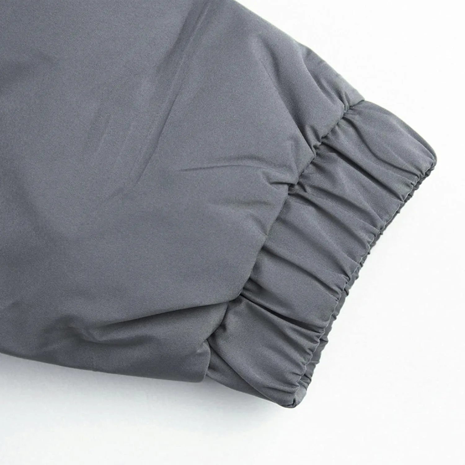 Mens Autumn And Winter Fashion Casual Solid Color Padded Warm Cotton Coat Cotton Padded Jacket Jackets Coats for