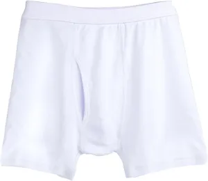 Mens Boxer Briefs Underwear Ball Pouch Breathable High Waisted Sexy Cotton Underwear Stretch Comfort Soft Loose Boxer Briefs