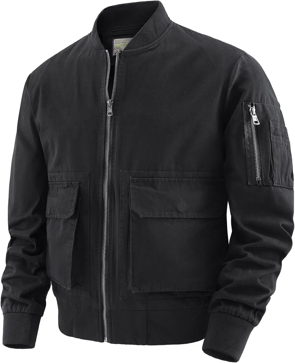 Mens Jackets Lightweight Fashion Mens Bomber Jacket Casual Windbreaker Jackets for Men Zip Up Jacket for Men