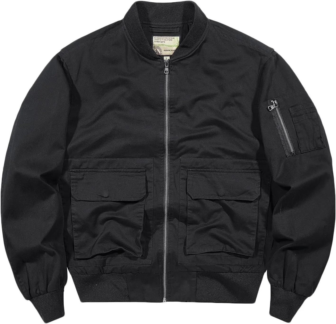 Mens Jackets Lightweight Fashion Mens Bomber Jacket Casual Windbreaker Jackets for Men Zip Up Jacket for Men