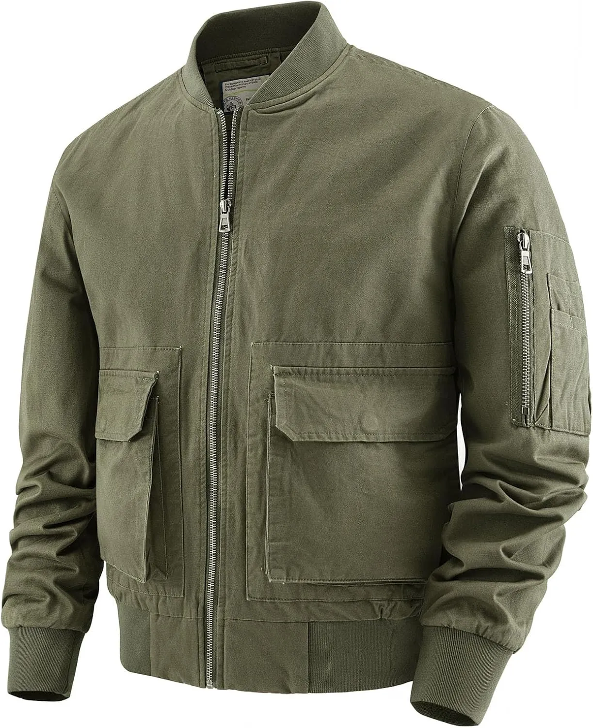 Mens Jackets Lightweight Fashion Mens Bomber Jacket Casual Windbreaker Jackets for Men Zip Up Jacket for Men