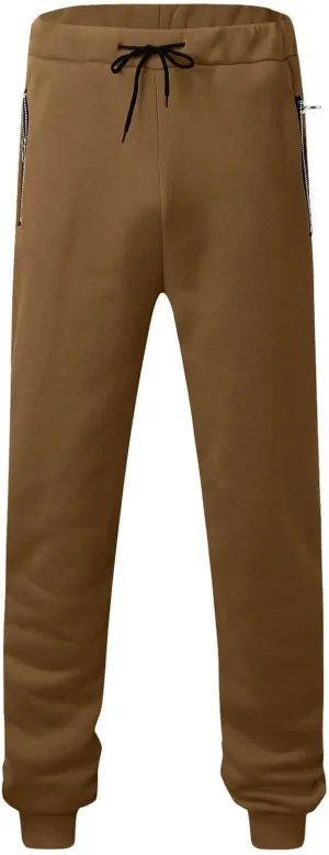 Men's Jogger Pants Slim Fit Elastic Waist Zipper Pockets Lightweight Drawstring Casual Daily Workout Athletic