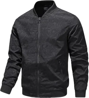 Men's Lightweight Jackets Fashion Wind Breaker Jackets Mens Casual Mens Bomber Jacket Zip Up Jacket for Men
