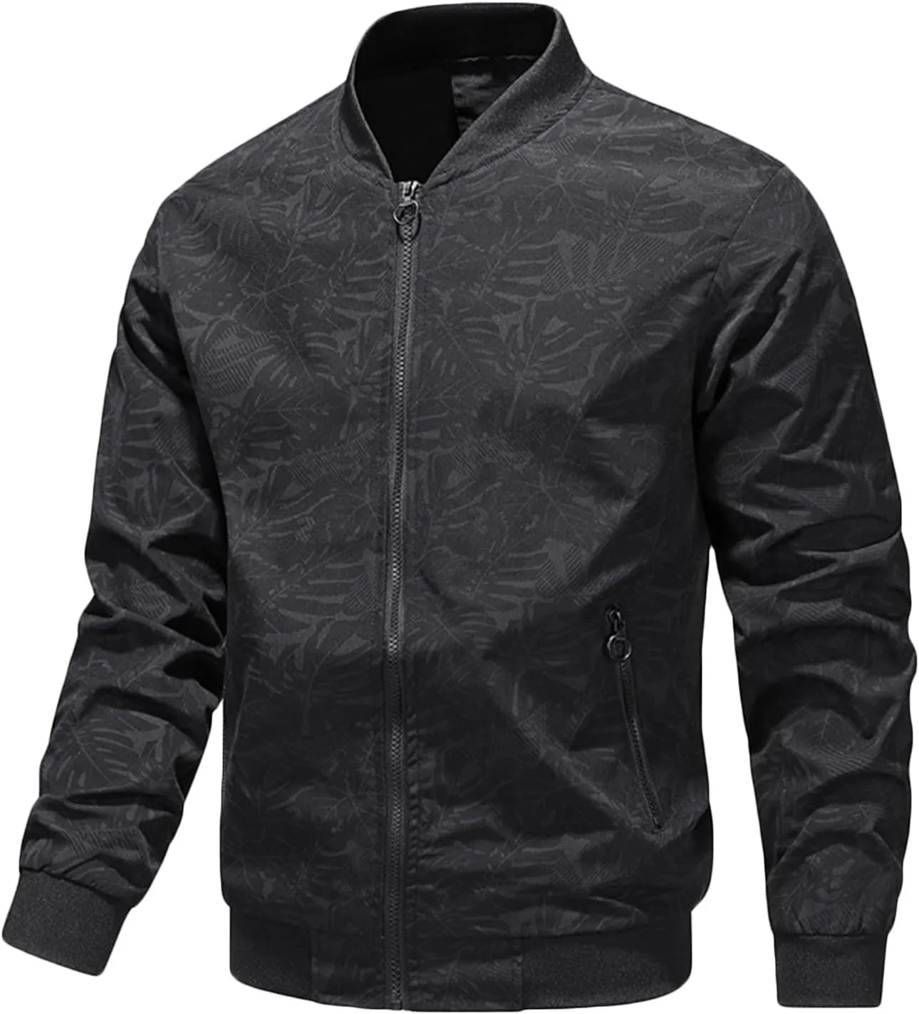 Men's Lightweight Jackets Fashion Wind Breaker Jackets Mens Casual Mens Bomber Jacket Zip Up Jacket for Men