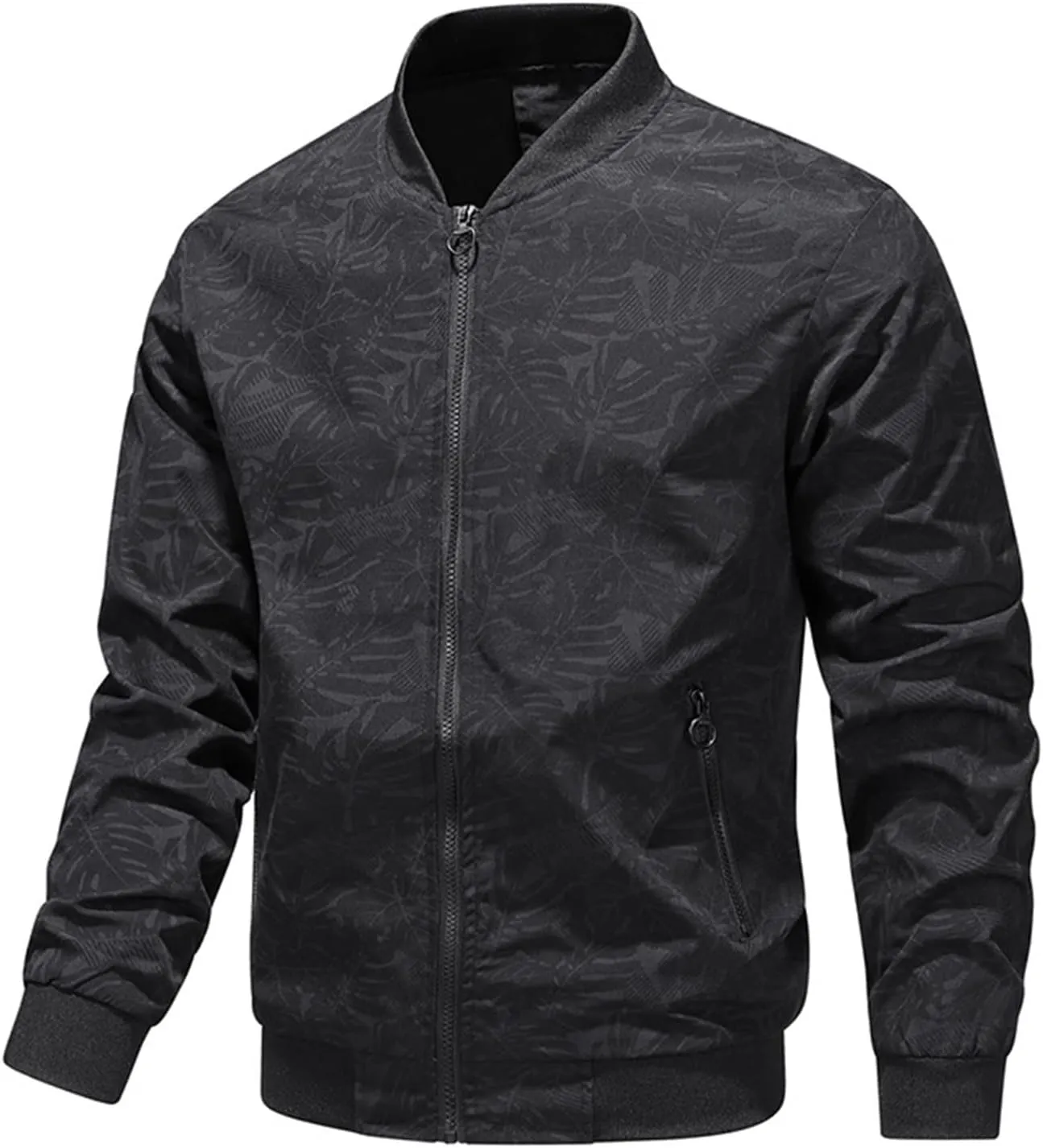 Men's Lightweight Jackets Fashion Wind Breaker Jackets Mens Casual Mens Bomber Jacket Zip Up Jacket for Men
