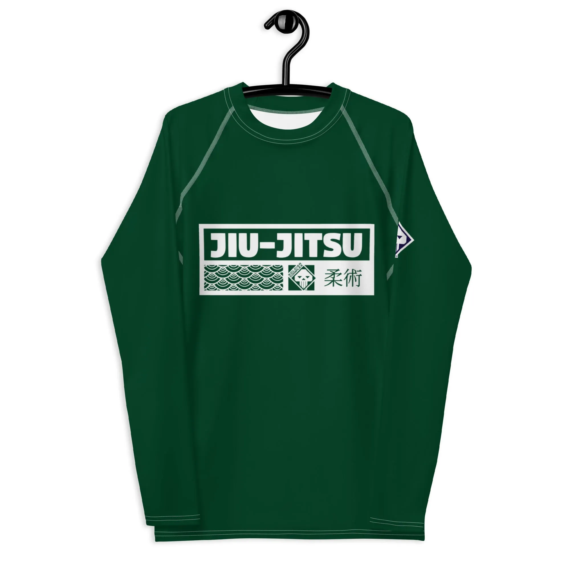 Mens Long Sleeve BJJ Rash Guard - Jiu-Jitsu 011 - Sherwood Forest