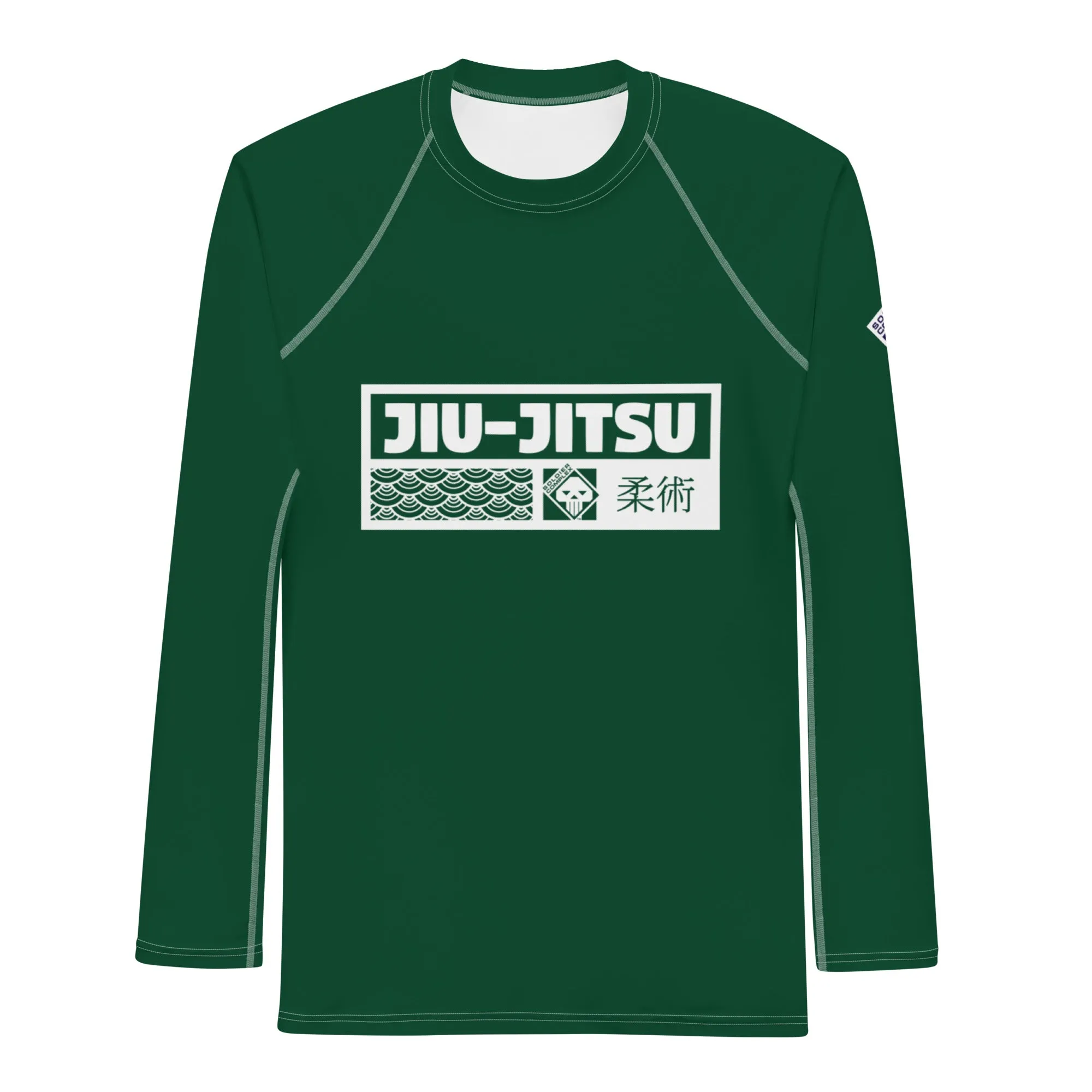 Mens Long Sleeve BJJ Rash Guard - Jiu-Jitsu 011 - Sherwood Forest