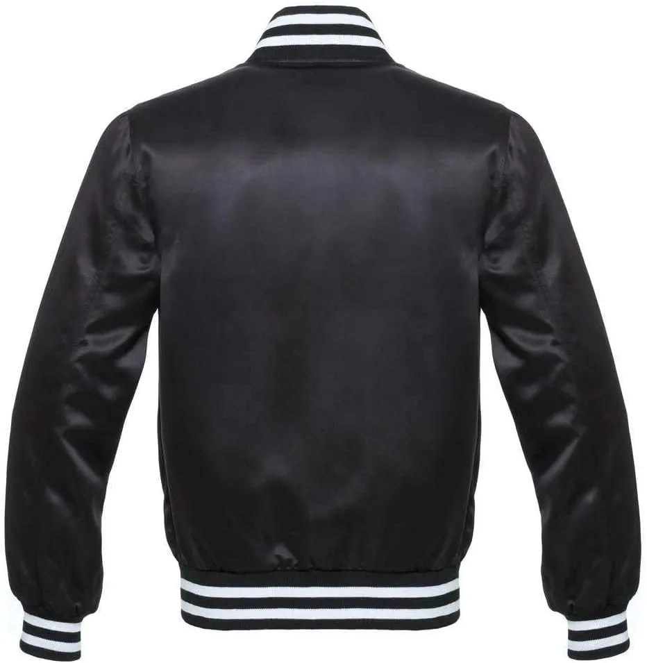 Men's Philadelphia Football Varsity Letterman Bomber Jacket - Eagle Team Fans Windbreaker Polyester Jacket For Men
