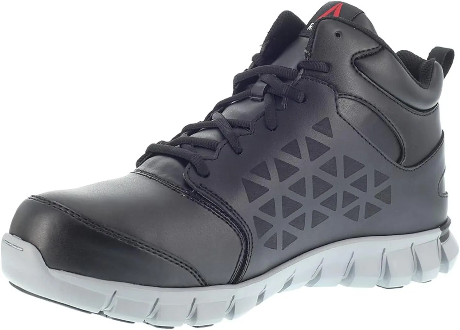 Men's Rb4143 Sublite Cushion Work Safety Alloy Toe Athletic Mid Cut Boot Black Industrial & Construction