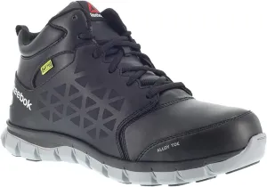 Men's Rb4143 Sublite Cushion Work Safety Alloy Toe Athletic Mid Cut Boot Black Industrial & Construction