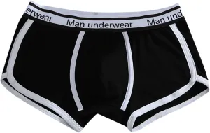 Men's Seamless Sexy Solid Color Comfortable Breathable Boxers Underwear Summer Fashion Casual Elastic Boxer Brief