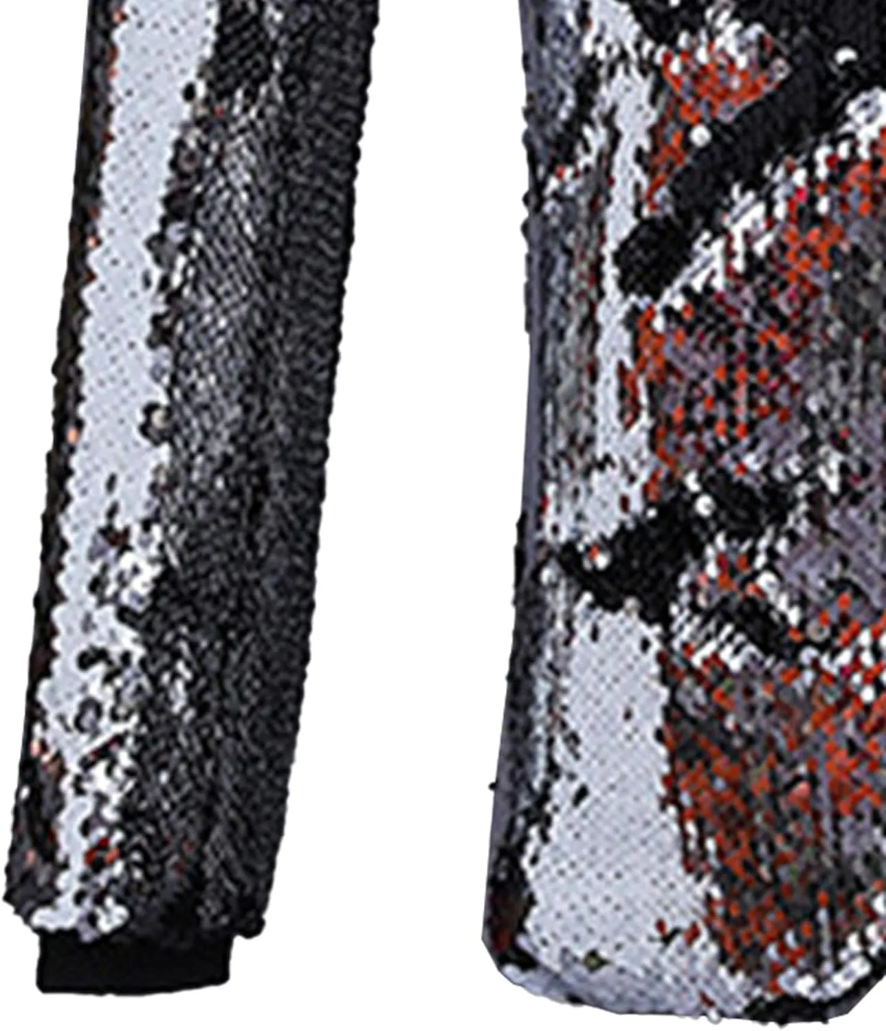 Mens Sequin Blazer Tuxedo Party Prom Fashion Metallic Jacket Shiny Outfit Wedding Tuxedo One Button Jacket