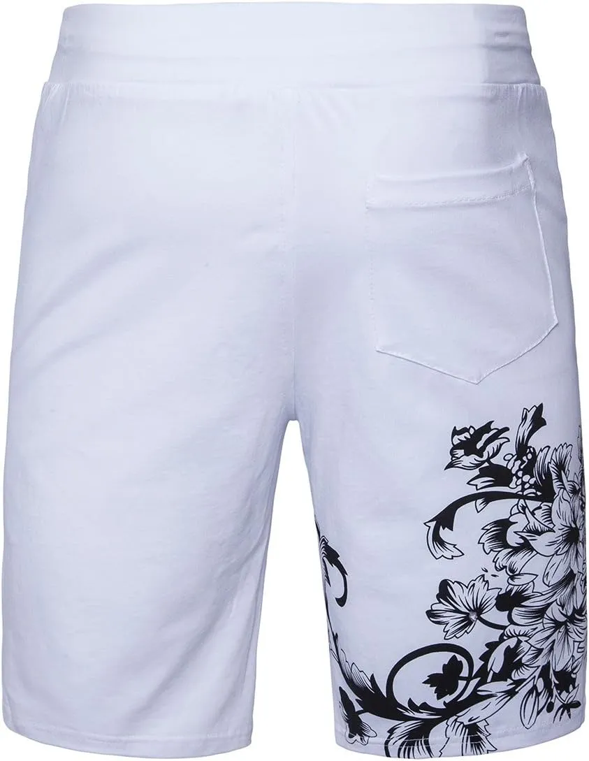 Mens Shorts Bermuda Shorts Sports Jogging Pants with Pockets