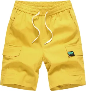 Mens Shorts Cargo Cotton with Pockets Fit Classic Comfort Casual Custom Shorts 2025 Summer Casual