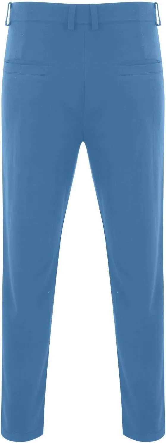 Mens Slim Fit Stretch Dress Pants Flat-Front Skinny Trousers Wrinkle-Fress Comfort Chino Pants for Business Work