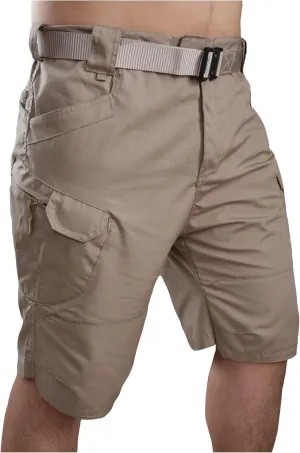 Men's Summer Casual Shorts Quick Dry Plaid Suit Sports Shorts