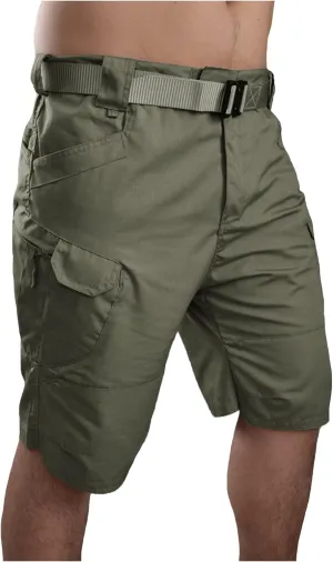 Men's Summer Casual Shorts Quick Dry Plaid Suit Sports Shorts