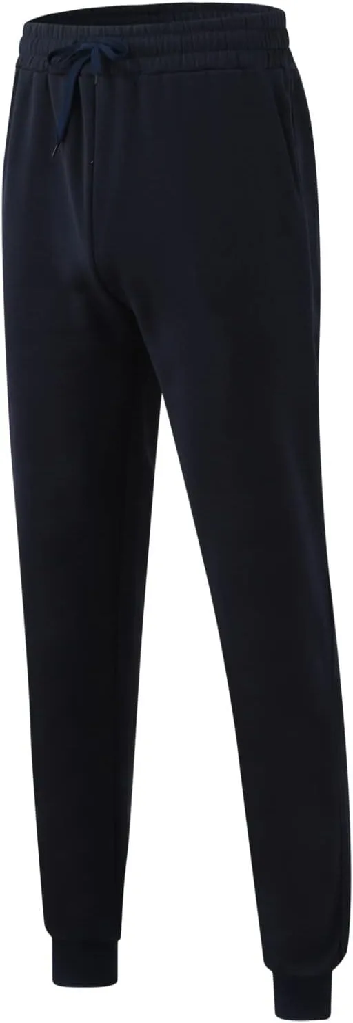 Mens Sweatpants with Pockets Sweatpants for Men Cargo Pants Fleece Joggers Elastic Waist Baggy Drawstring Trousers