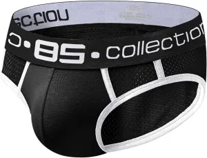 Mens Underwear Boxer Briefs Pack Men's Sexy Underwear Regular Long Spandex Support Pouch