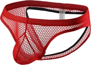 Men's Underwear Sexy Mesh Breathable Boxer Briefs Low Rise Cool Valentines Boxers Pack See Through Mesh Boxer Briefs