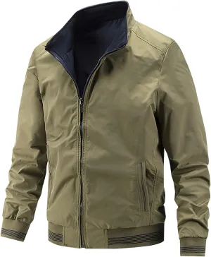Men's Varsity Jackets Casual Windbreaker Jackets for Men Lightweight Fashion Mens Bomber Jacket Zip Up Jacket Coat