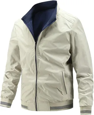 Men's Varsity Jackets Casual Windbreaker Jackets for Men Lightweight Fashion Mens Bomber Jacket Zip Up Jacket Coat