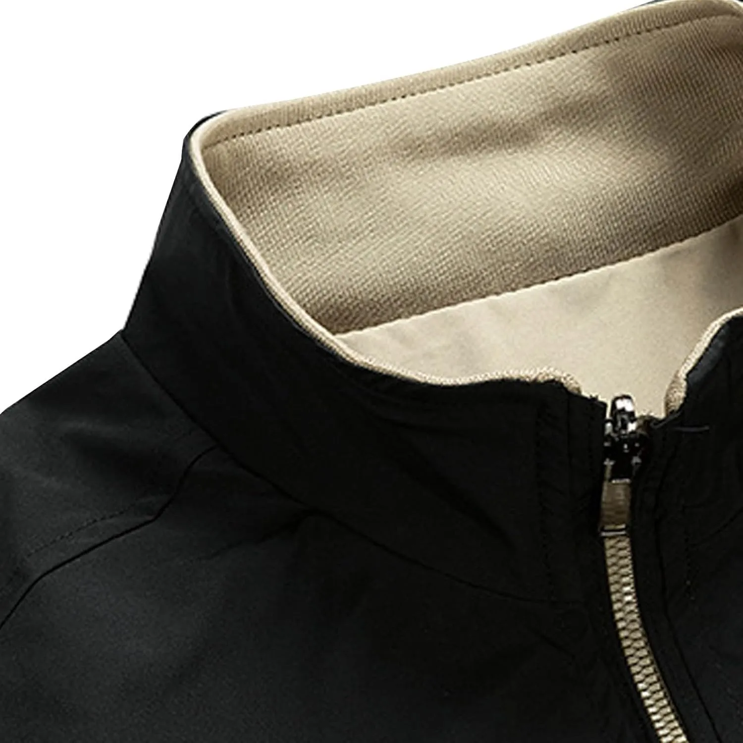Men's Varsity Jackets Casual Windbreaker Jackets for Men Lightweight Fashion Mens Bomber Jacket Zip Up Jacket Coat