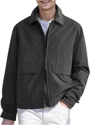 Mens Windbreaker Jackets Lightweight Fashion Zip Up Jacket Casual Men's Varsity Jackets Mens Bomber Jacket Coat