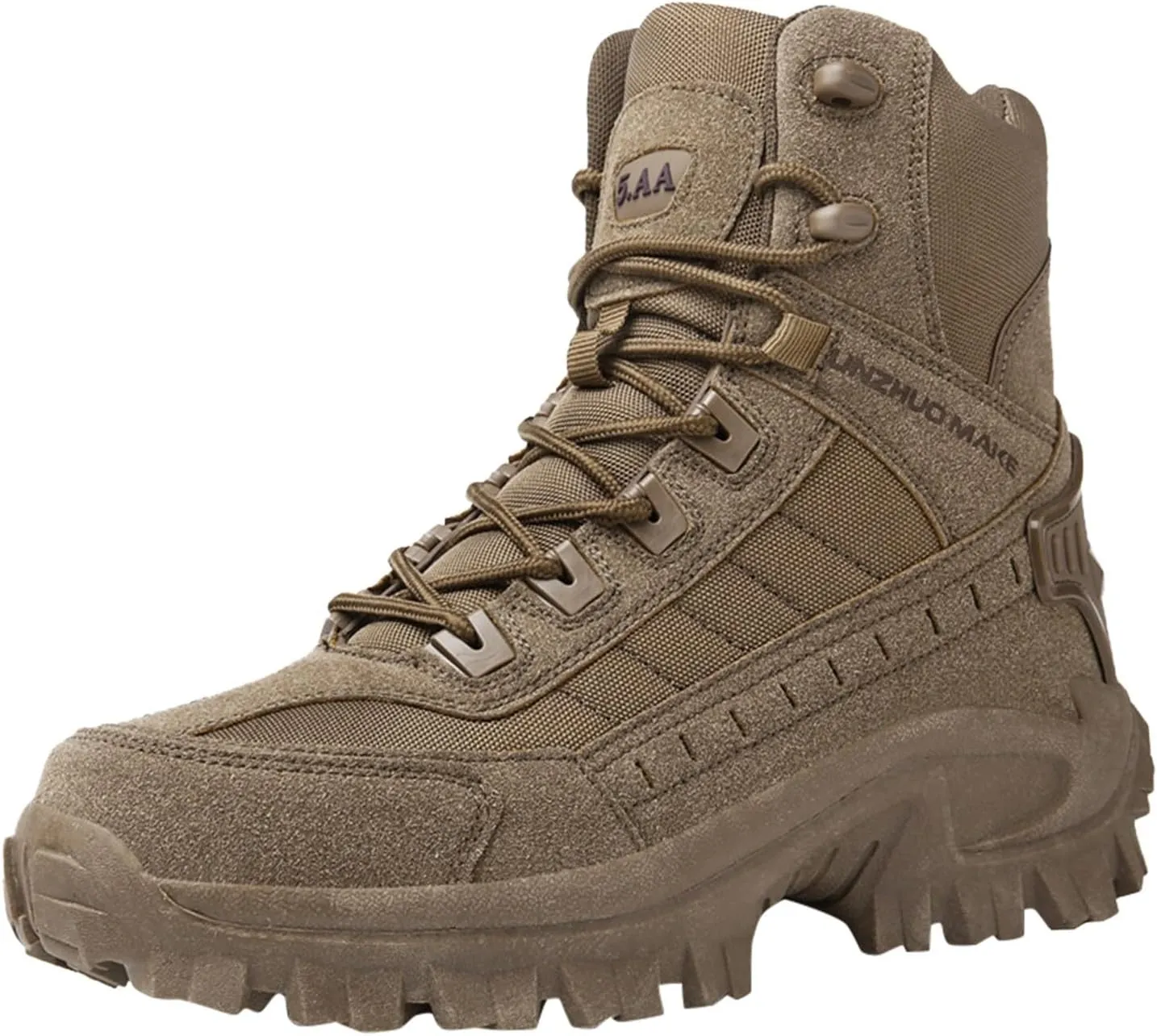 Men's Winter Fashion High Top Thick Sole Lace Up Hiking Shoes and Thick Sports Sneaker Organizers and Storage Men
