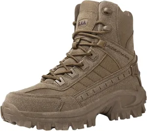 Men's Winter Fashion High Top Thick Sole Lace Up Hiking Shoes and Thick Sports Sneaker Organizers and Storage Men