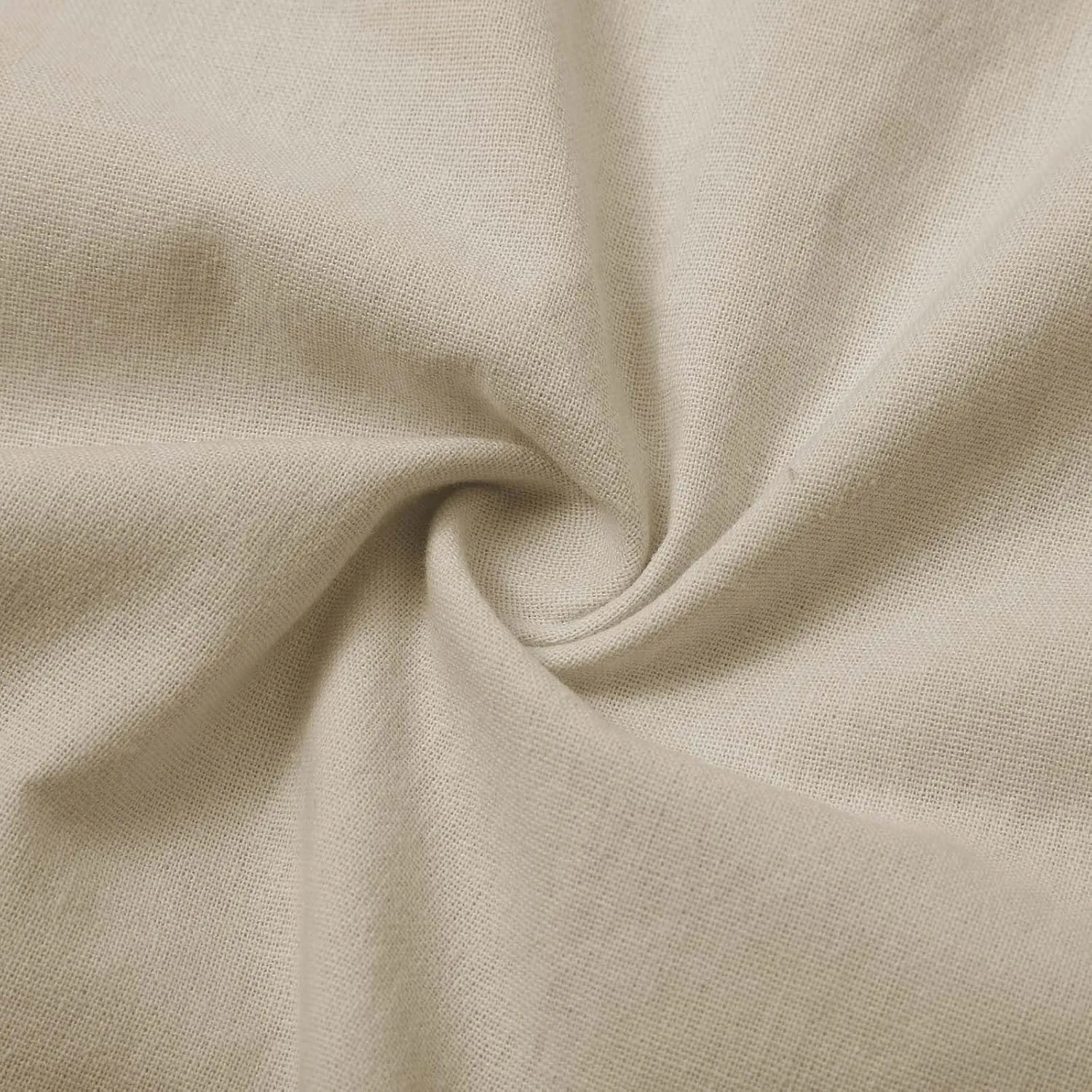 Miyaomn Casual Smocked Linen Palazzo Pants for Women Summer Boho Wide Leg High Waist Long Flowy Lounge Trousers with Pockets