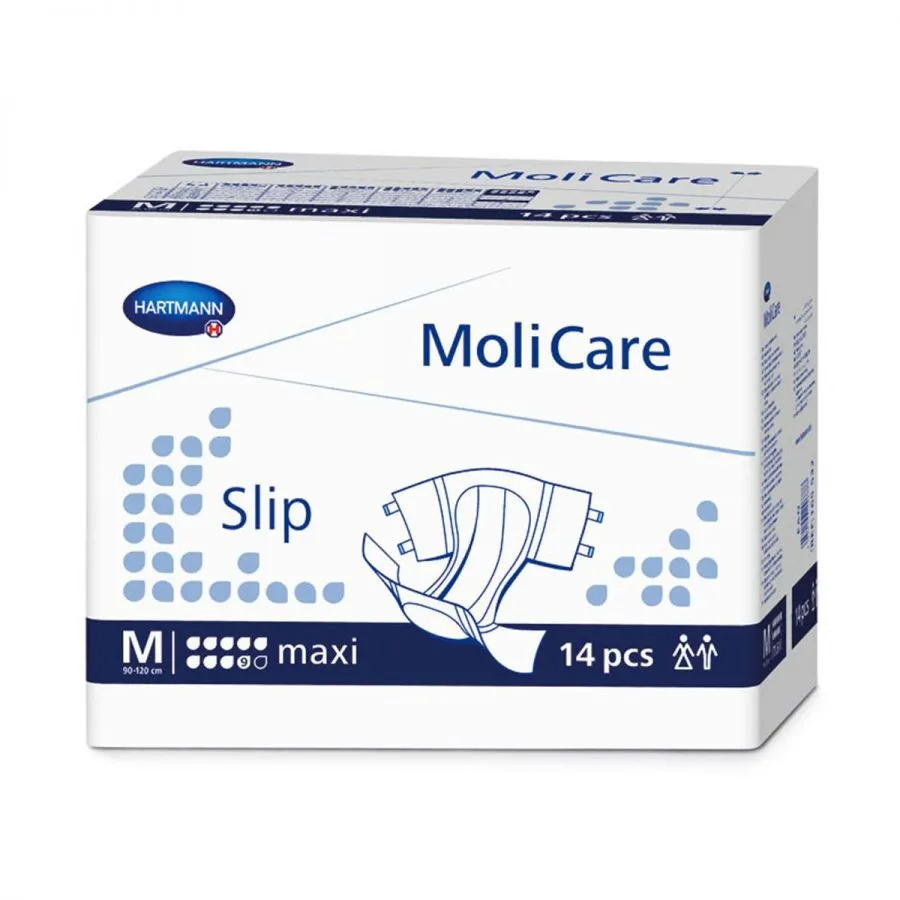MoliCare Slip Maxi Briefs, Medium, 27"-47", Bag of 14