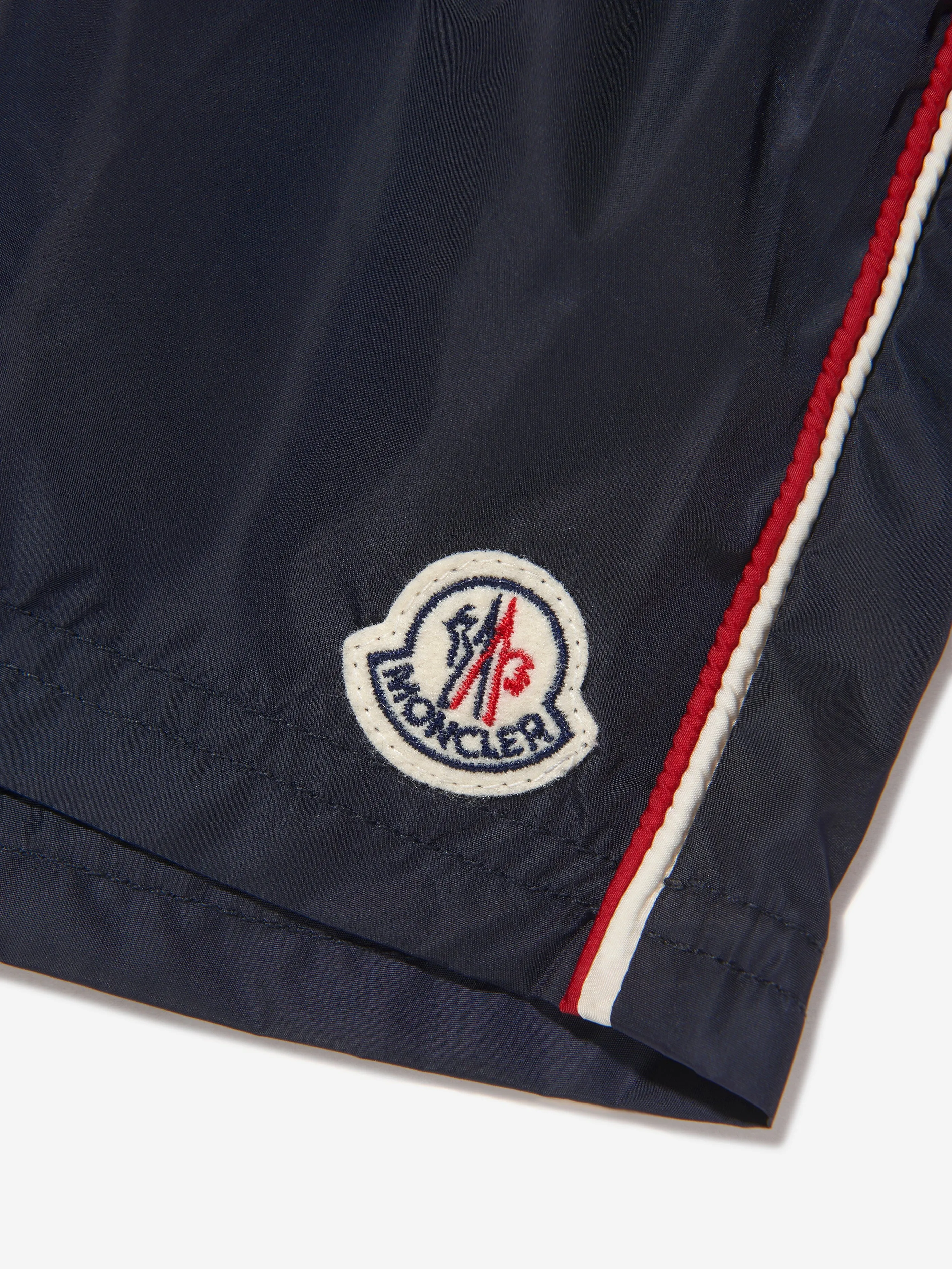 Moncler Enfant Baby Boys Logo Swim Shorts in Navy