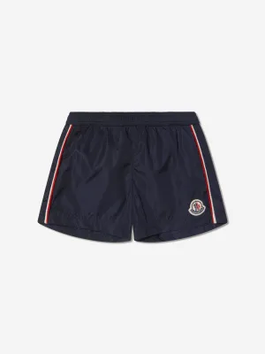 Moncler Enfant Baby Boys Logo Swim Shorts in Navy