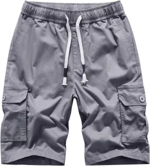 Muscularfit Cotton Gym Shorts for Men 2023 Casual Drawstring Elastic Waist Camouflage Cargo Shorts Summer Work Linen Short