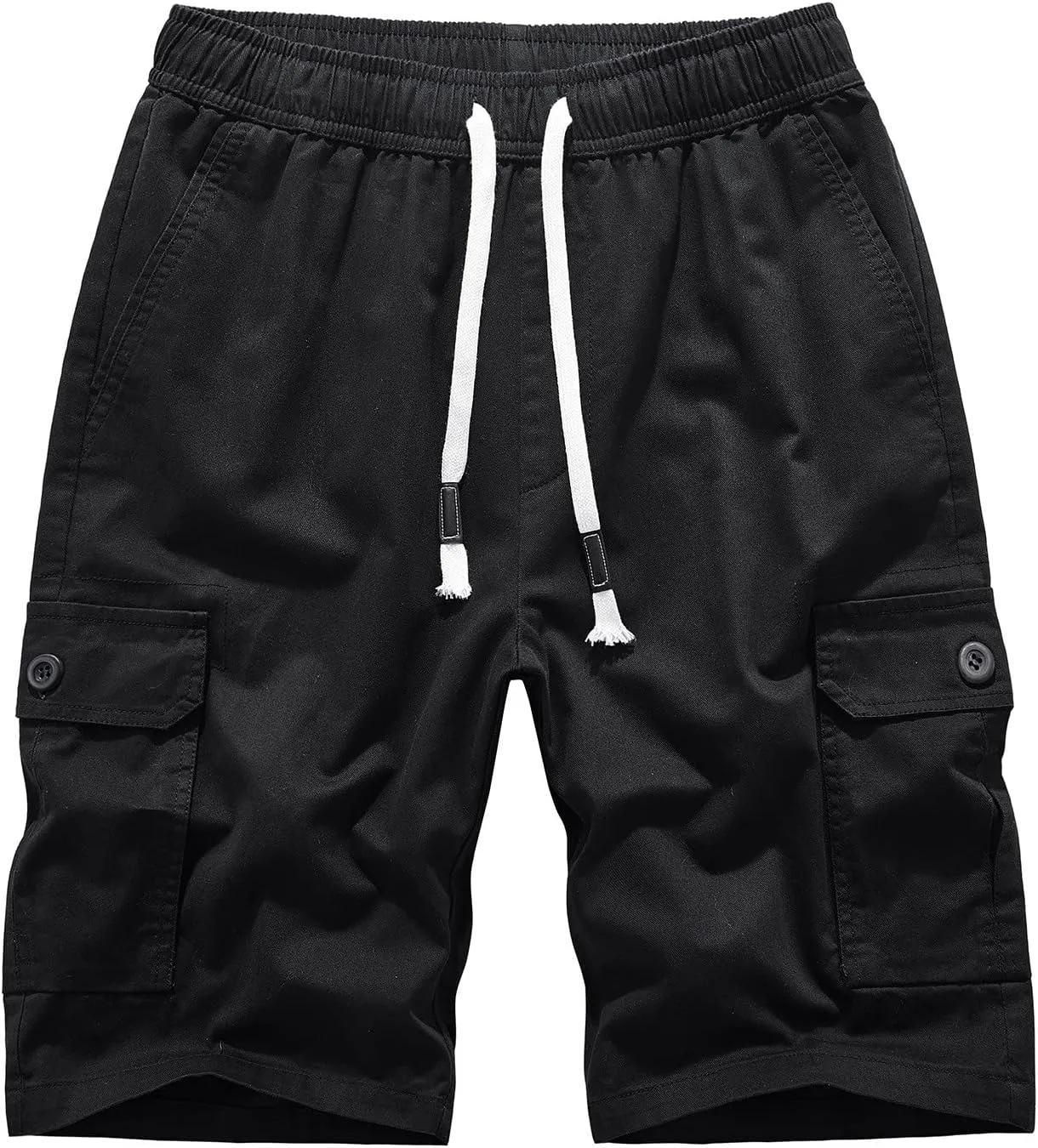 Muscularfit Cotton Gym Shorts for Men 2023 Casual Drawstring Elastic Waist Camouflage Cargo Shorts Summer Work Linen Short
