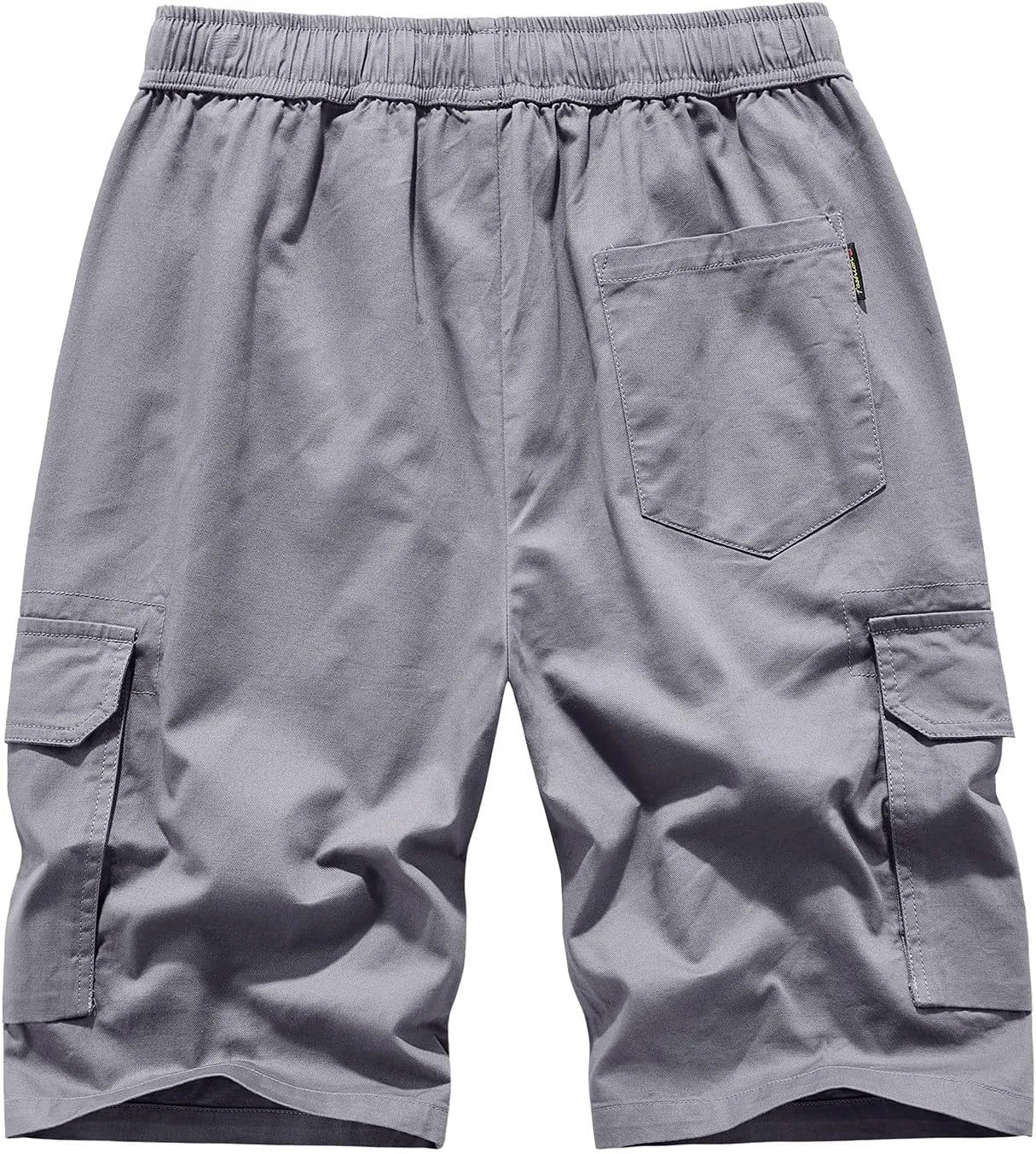 Muscularfit Cotton Gym Shorts for Men 2023 Casual Drawstring Elastic Waist Camouflage Cargo Shorts Summer Work Linen Short
