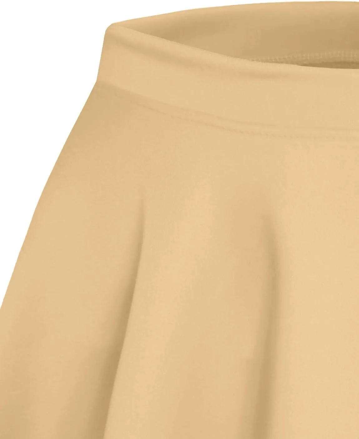 NE PEOPLE Womens Skater Skirt  Stretch Elastic Waist Casual Mini Flared Swing Pleated Skirts Made in USA S-3XL