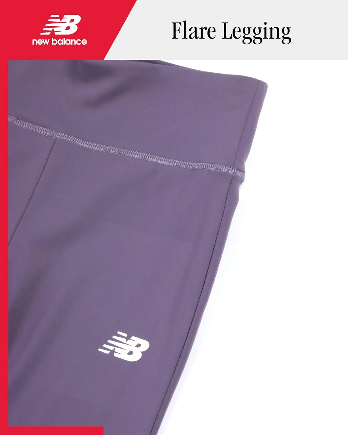 New Balance Girls' Leggings - Bootcut Bell Bottom Flare Leggings - Yoga Pants for Girls: High Waisted, Non-See Through (7-16)