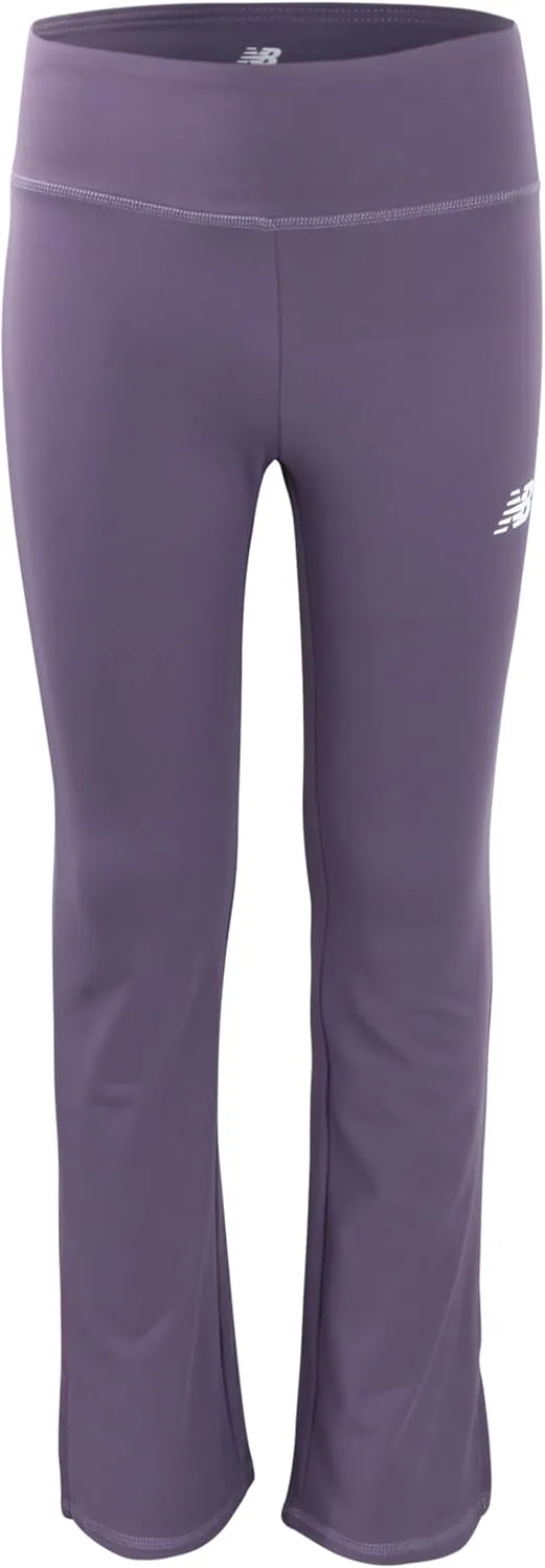 New Balance Girls' Leggings - Bootcut Bell Bottom Flare Leggings - Yoga Pants for Girls: High Waisted, Non-See Through (7-16)