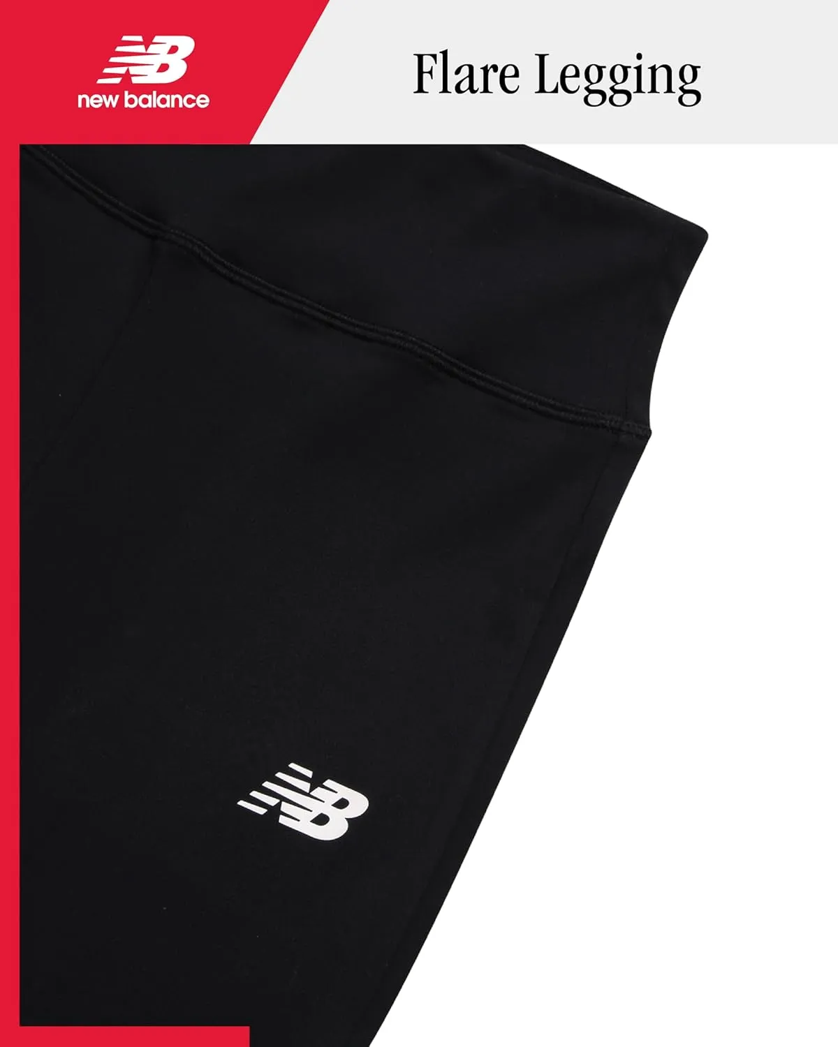 New Balance Girls' Leggings - Bootcut Bell Bottom Flare Leggings - Yoga Pants for Girls: High Waisted, Non-See Through (7-16)